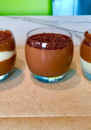 A picture of Double chocolate mousse.