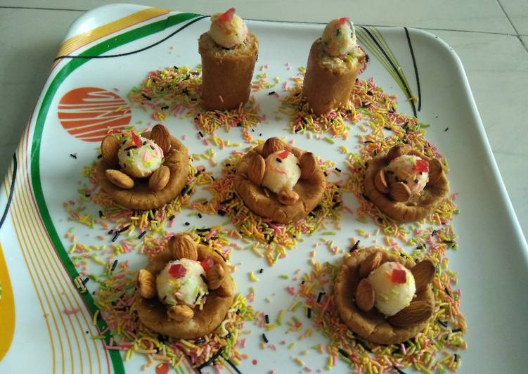 Sandwich coconut Mohanthal
