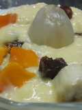 Mixed fruit custard