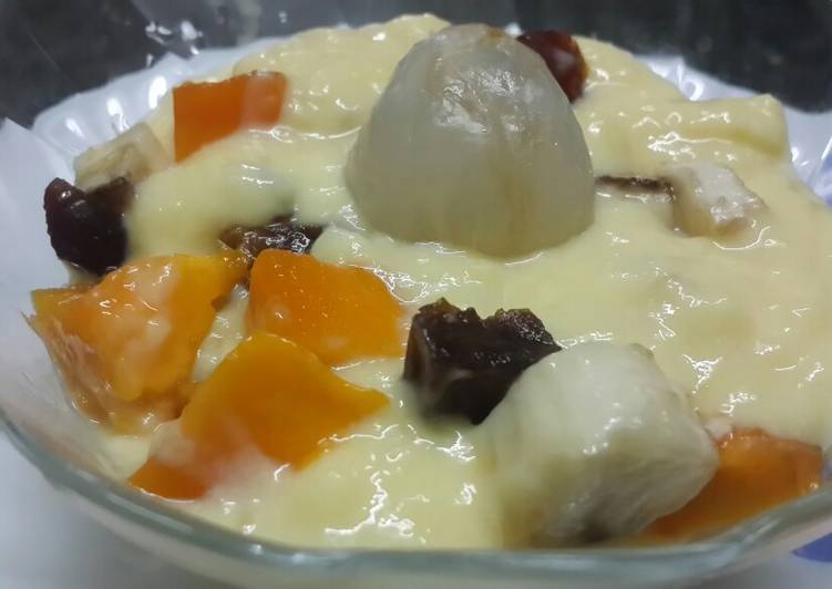 Easiest Way to Prepare Speedy Mixed fruit custard