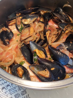 Una foto de Mejillones a la marinera
