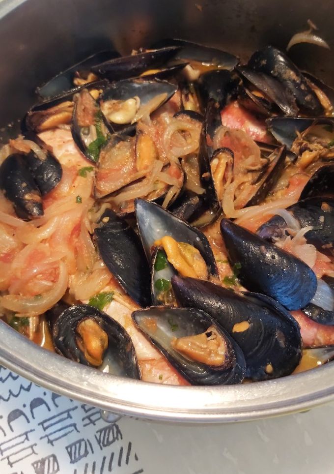 Una foto de Mejillones a la marinera