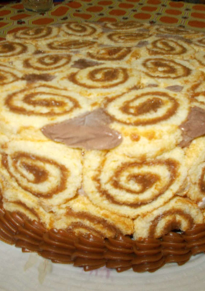 Una foto de Torta helada re fácil