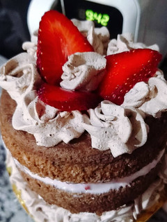 Una foto de Mini torta saludable sin harina ni azúcar