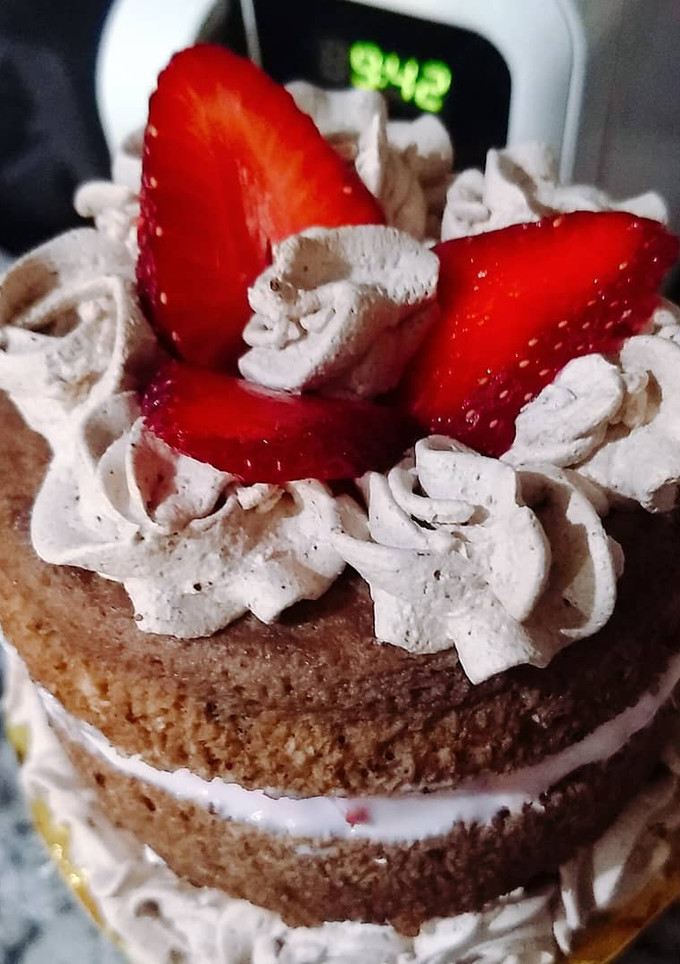 Una foto de Mini torta saludable sin harina ni azúcar