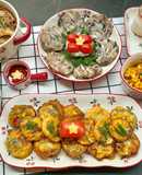 Cơm nhà nhiều món mừng ngày thống nhất 30.4