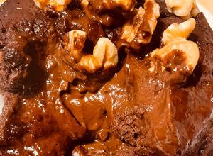 Una foto de Brownie Coulant Saludable