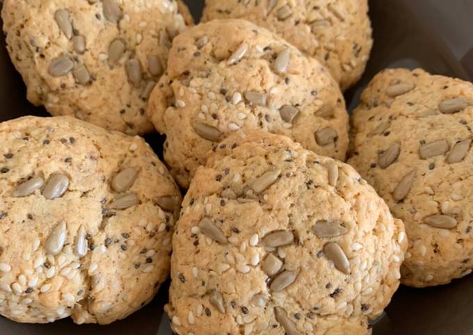 Sablés aux graines sans œufs