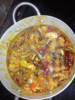A picture of Garden egg sauce.