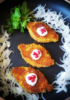 A picture of Left Over Veggies/Sabzi Cutlets.