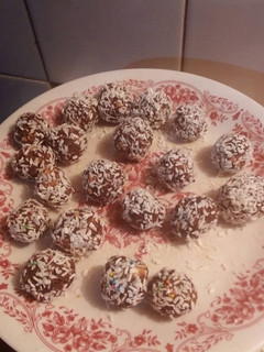 Una foto de Trufas con galletitas de vainilla