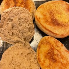 A picture of English muffins.