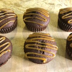 A picture of Toffee caramel muffins.