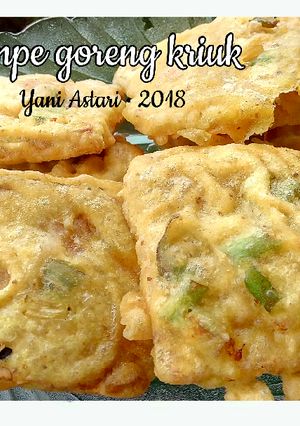 Foto resep Tempe goreng kriuk