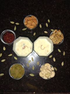A picture of Special dry fruits masala milk.
