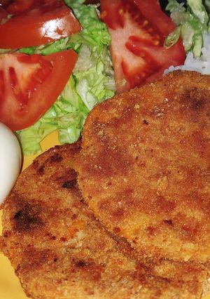 Una foto de Milanesas de calabacín 🤗