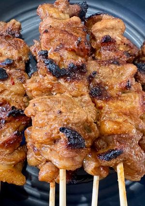 A picture of Filipino BBQ Pork Skewers (Air Fryer Recipe).