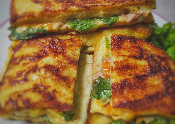 Resep Korean Tuna Toast Anti Gagal