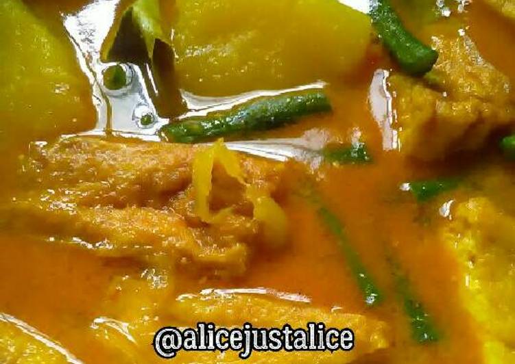 Resep Gulai TaBu (tahu labu), Bikin Ngiler