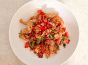 Gambar udang cabe garam saos tiram