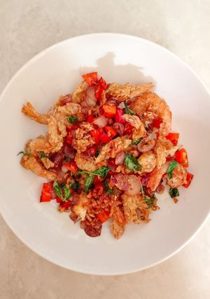 Foto resep Udang Cabai Garam