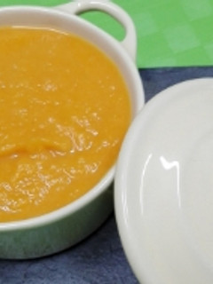 Una foto de Crema de lentejas rojas