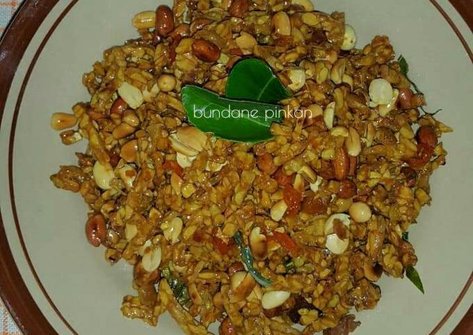 Resep #39 Kering tempe kacang asam manis pedas yang Lezat Sekali