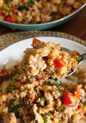 A picture of Chicken couscous.