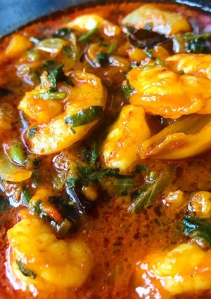 A picture of Shrimp Curry.