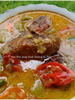 Foto resep Ikan Pari Asap Kuah Santan