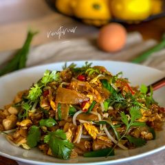 A picture of Penang Char Kway Teow (vegetables).
