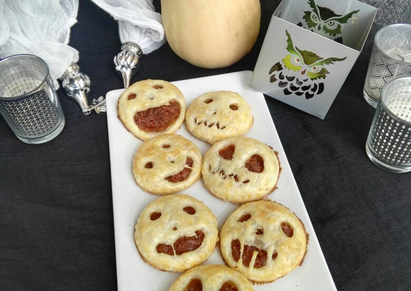 Hojaldre de calabaza y zanahoria