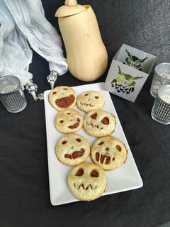 Una foto de Hojaldre dulce de calabaza y zanahoria Halloween