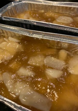 A picture of Water chest nut cake.