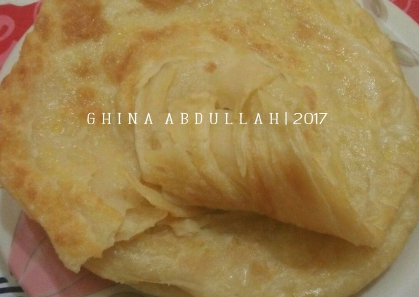 Canai/Paratha simple(tanpa rendam minyak)