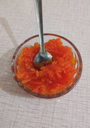 عکسی از دستور مربا هویج 🥕