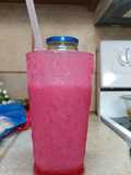 Blueberry raspberry protein shake