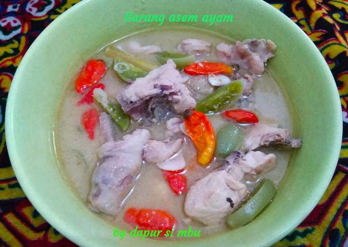 Bahan Masak Garang Asem Ayam Yang Enak Resepenakbgt Com