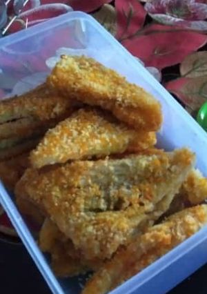 Foto resep Roti pisang cokelat crispy