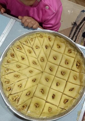 صورة لوصفة بقلاوة روعة وبنة
