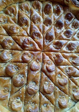 صورة لوصفة بقلاوة بعجينة الفيلو