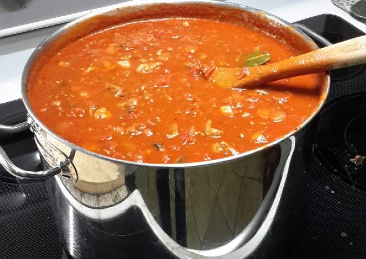 Recipe of Homemade Spaghetti sauce