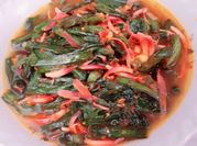 Gambar tumis bunga genjer pedas