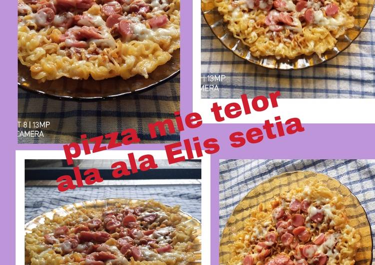 Langkah Mudah untuk Membuat Pizza mie telur ala ala Elis setia🤗 Anti Gagal