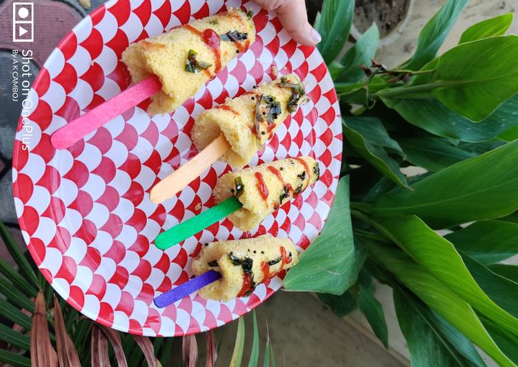 Simple Way to Prepare Award-winning Dhokla popsicles