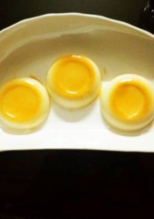 A picture of Eggless Caramel Custard.