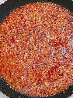 Hình của món Sate tỏi ớt.
