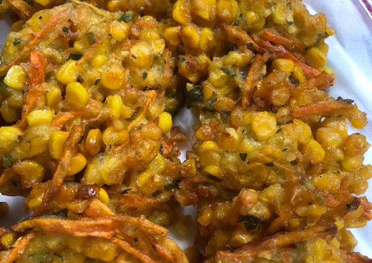 Cara Gampang  Bakwan goreng jagung wortel yang Menggugah Selera