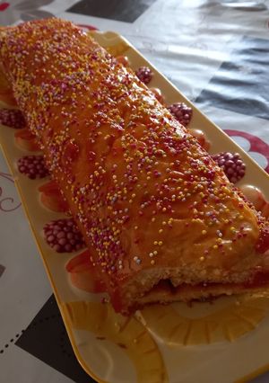 Une photo de Gateau roulé à la confiture