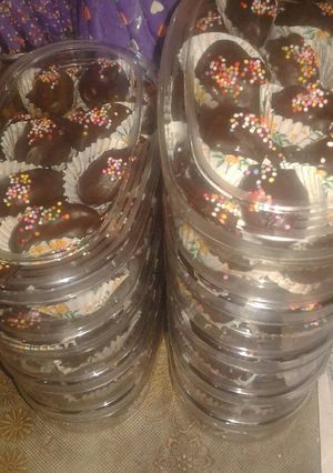 Foto resep Kurma cokelat kacang mede
